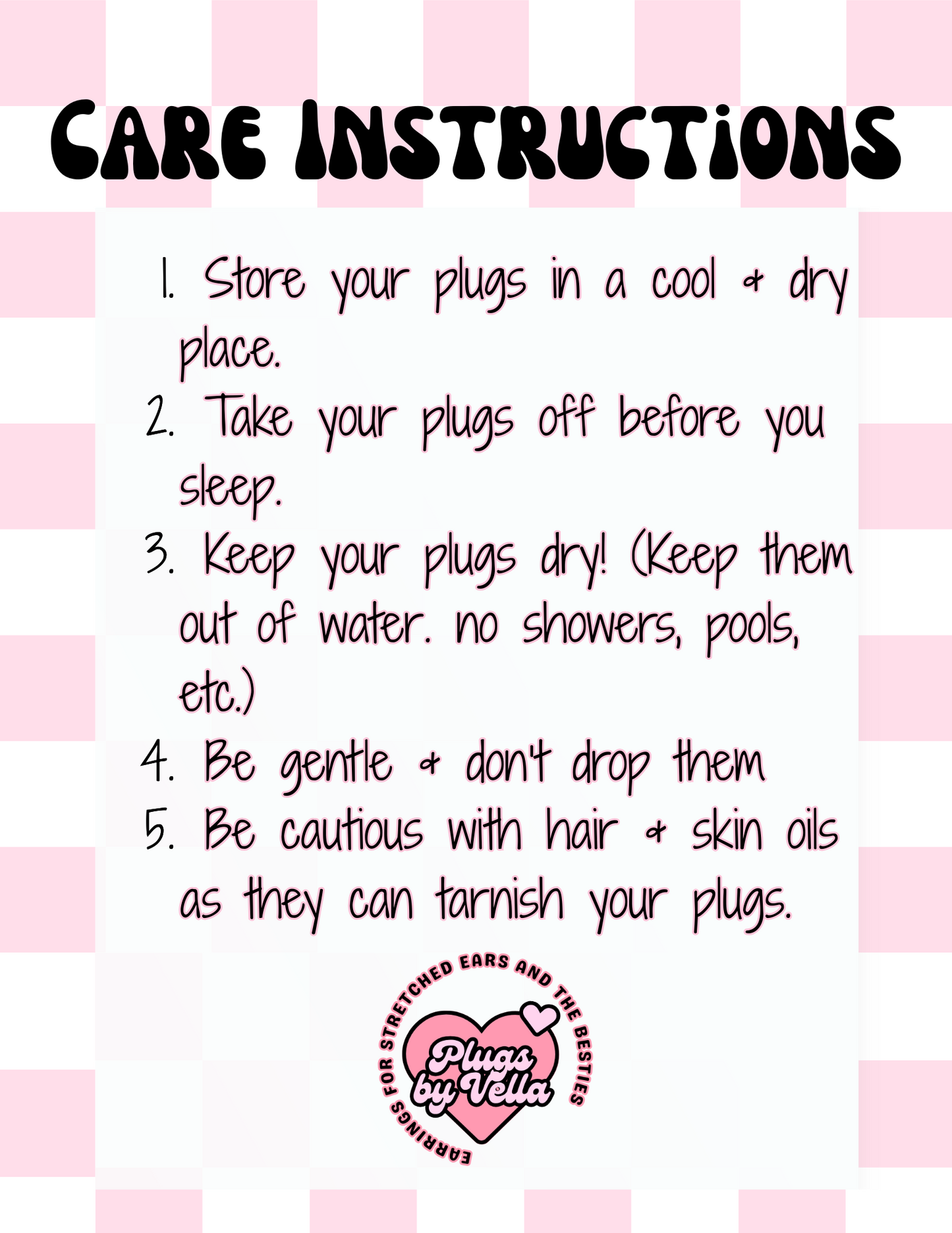 Pink Christmas Dangle Plugs