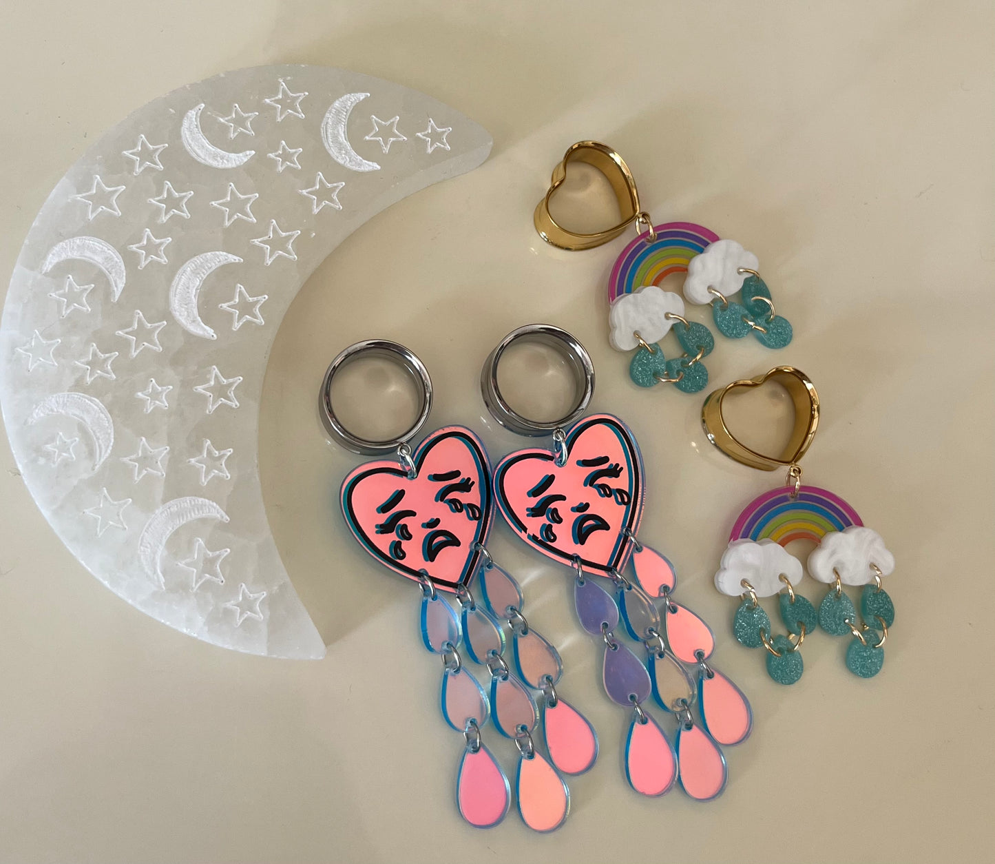 Size 22mm Pair of 2 Gauge Earrings