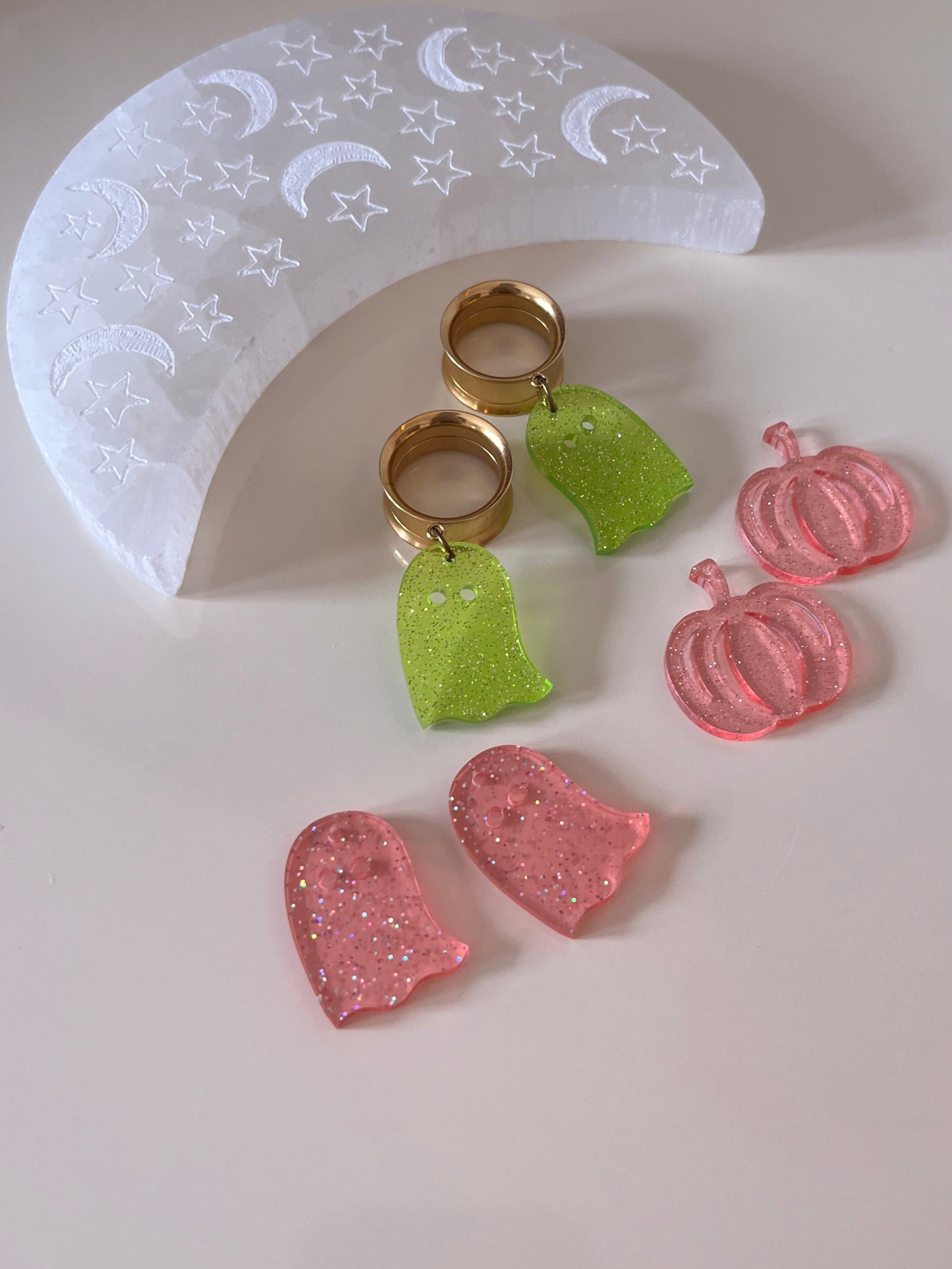 Sparkle Halloween Dangle Plugs