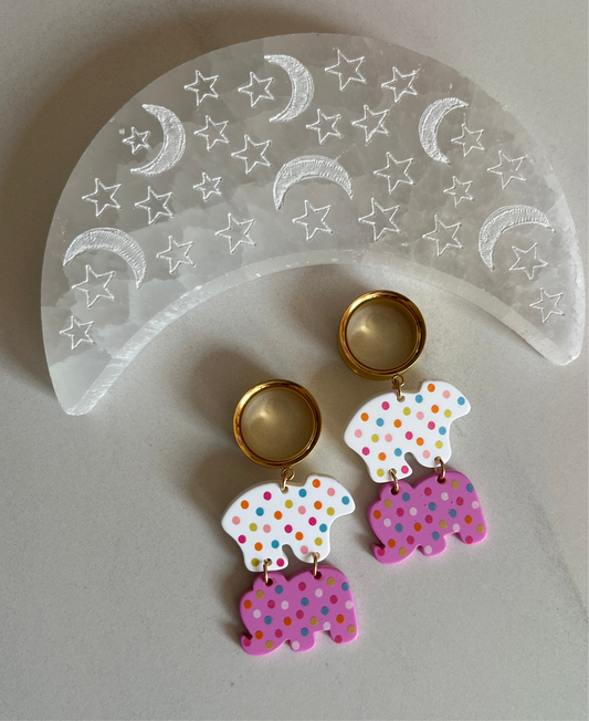 Animal Cookies Dangle Plugs