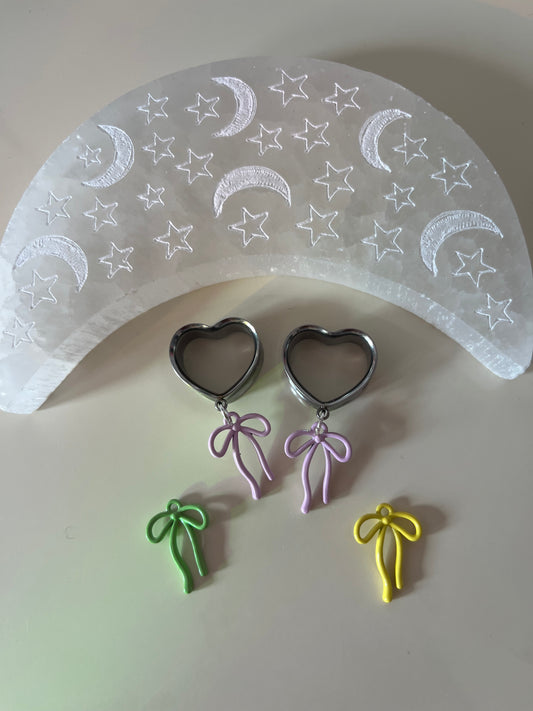 Mini Bow Dangle Plugs