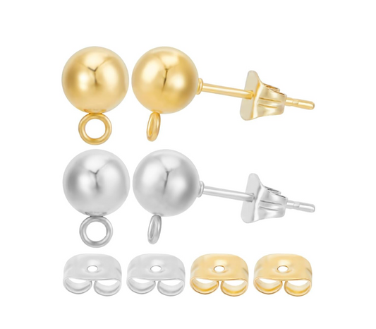 Stud Earring Add On (Non-stretched Ears)