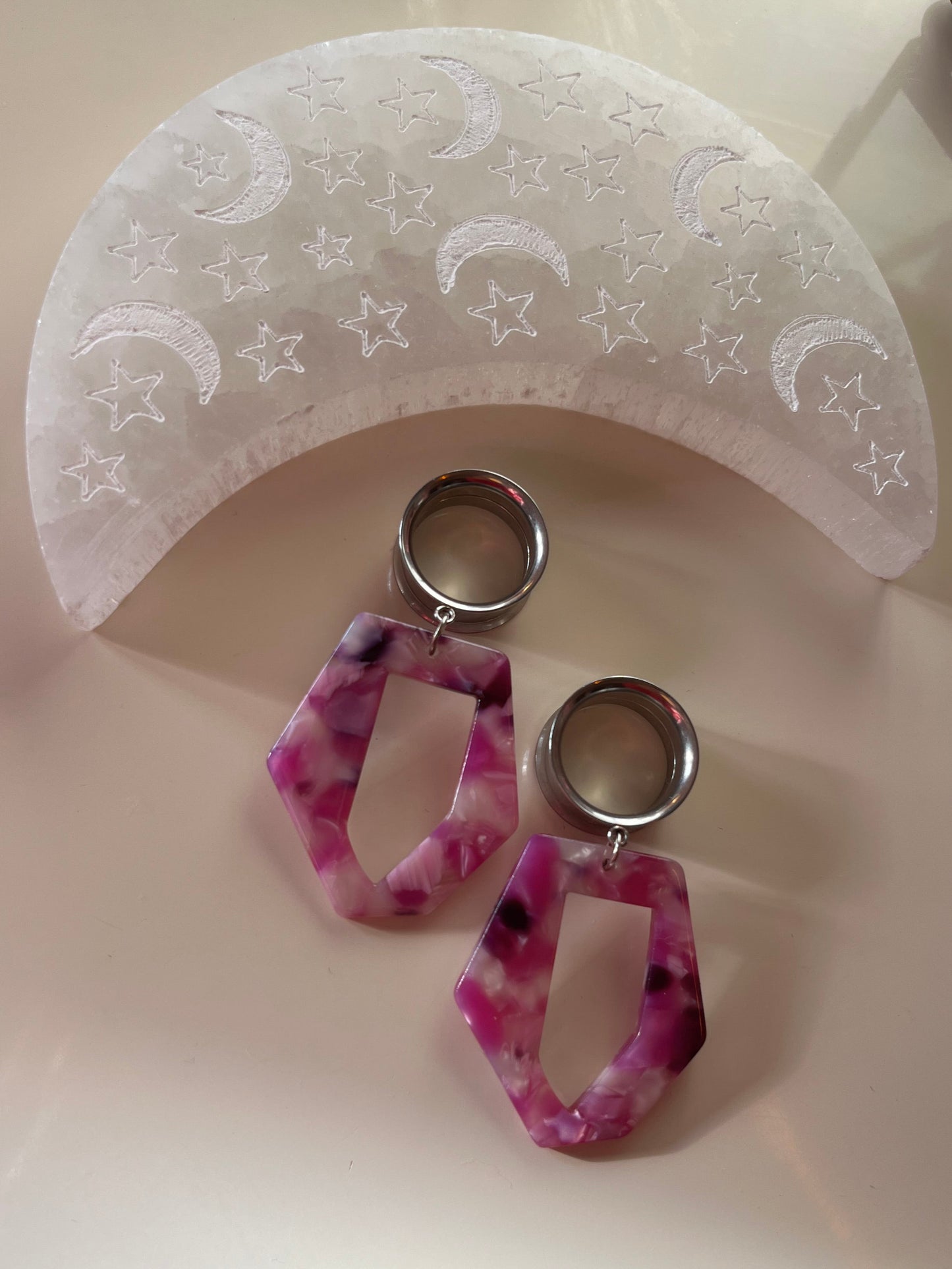 Purple Tortoise Dangle Plugs