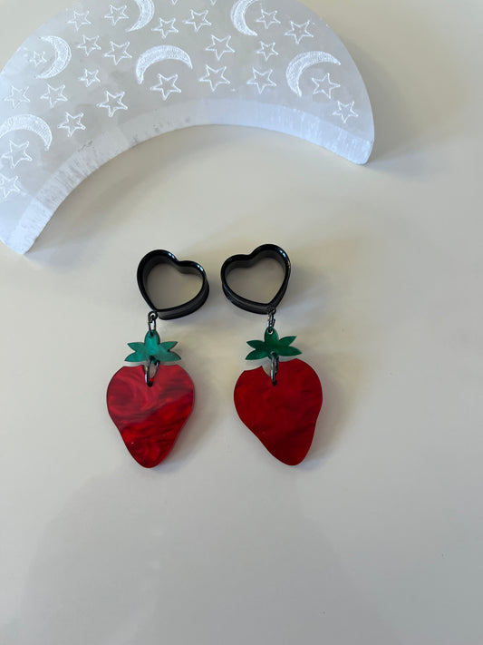 Strawberry Dangle Plugs