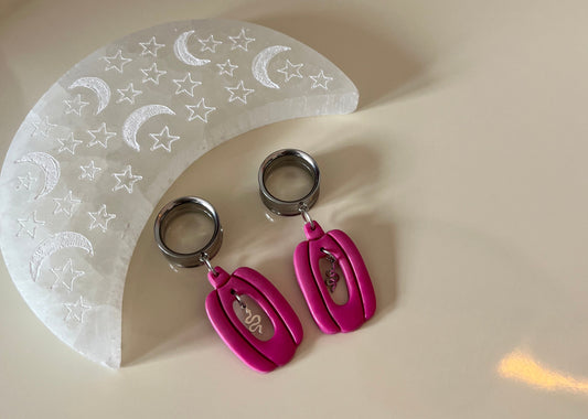 Spooky Plum Pumpkin Dangle Plugs