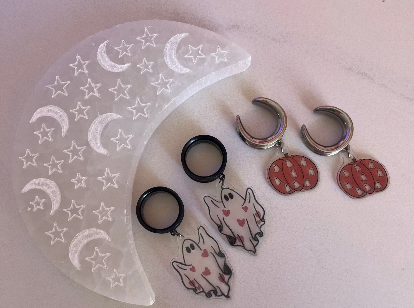 Spooky Dangle Plugs