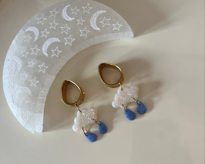 Rain Cloud Dangle Plugs