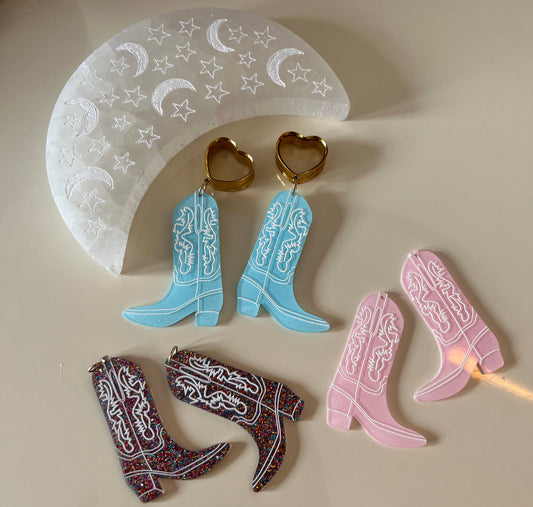 Cowgirl Boot Dangle Plugs