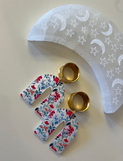 Floral Arch Dangle Plugs