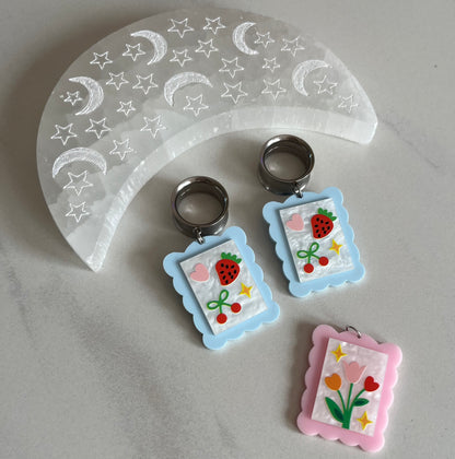 Stamp Dangle Plugs