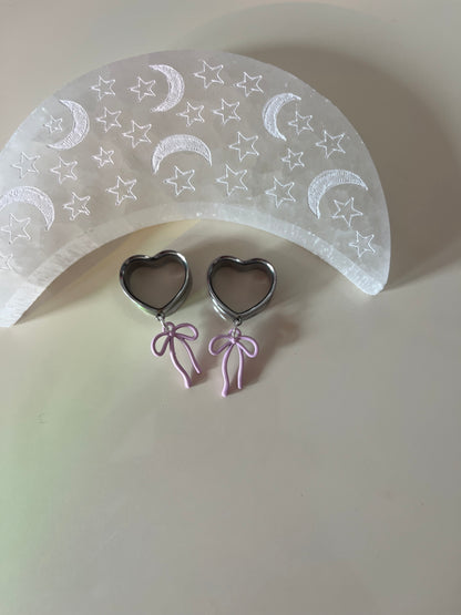 Mini Bow Dangle Plugs