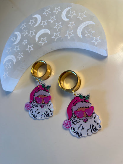 Alt Pink Santa Dangle Plugs