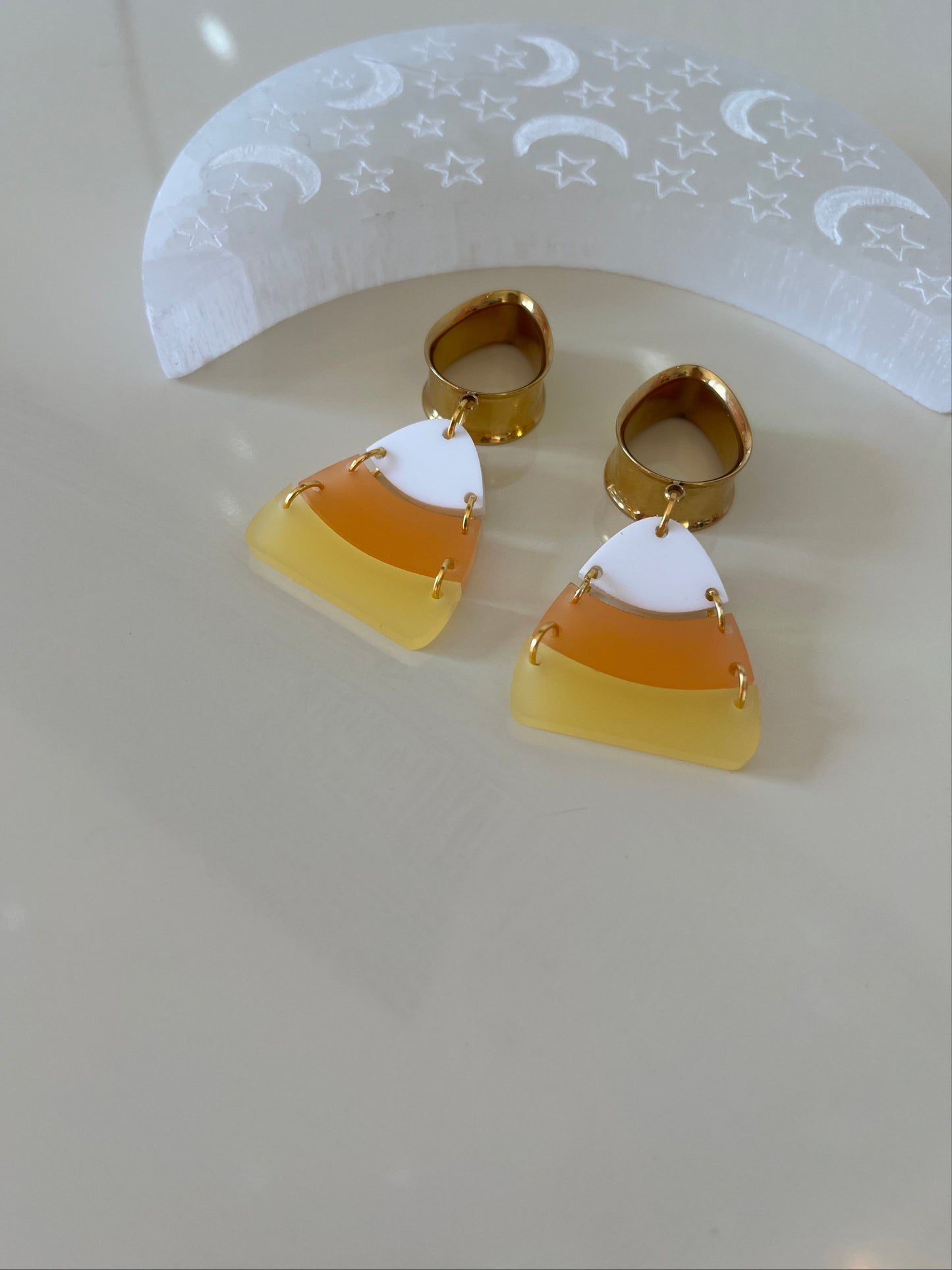 Candy Corn Dangle Plugs