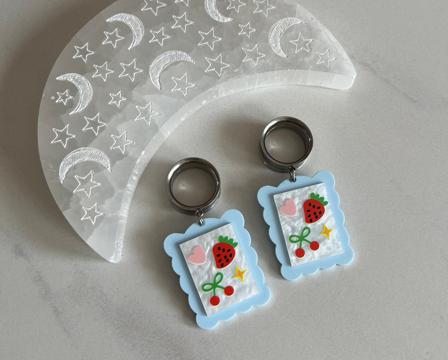 Stamp Dangle Plugs