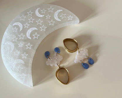 Rain Cloud Dangle Plugs