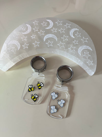 Bumble Bees Dangle Plugs