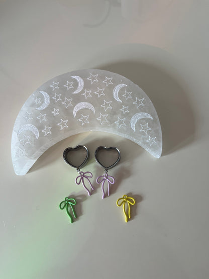 Mini Bow Dangle Plugs