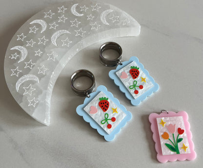 Stamp Dangle Plugs