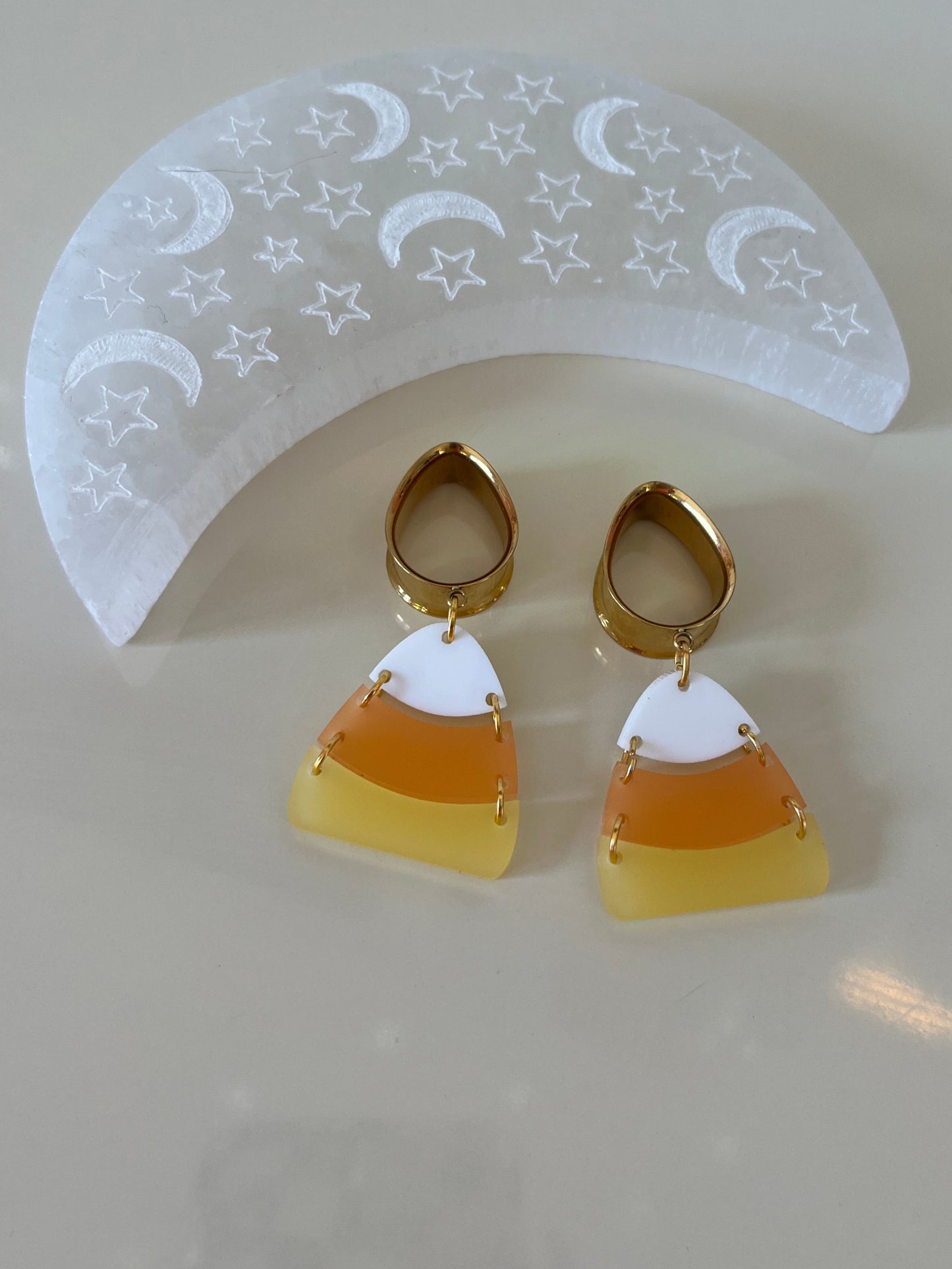 Candy Corn Dangle Plugs