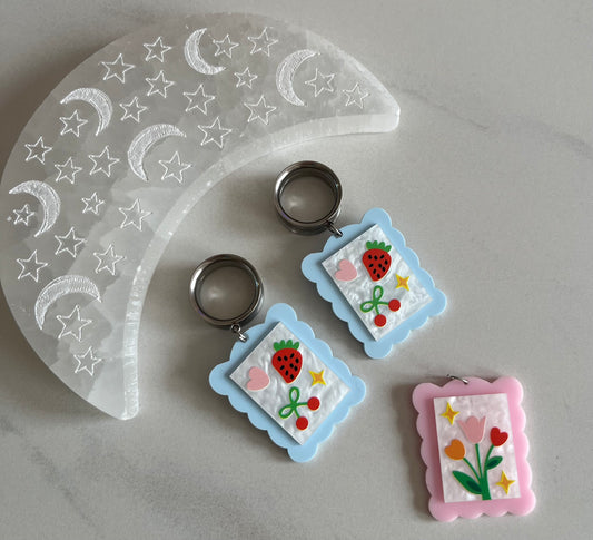 Stamp Dangle Plugs