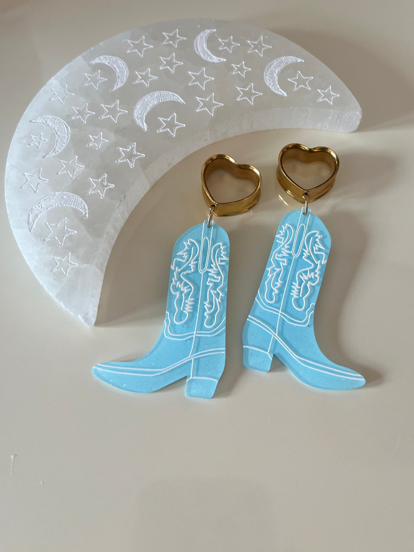 Cowgirl Boot Dangle Plugs