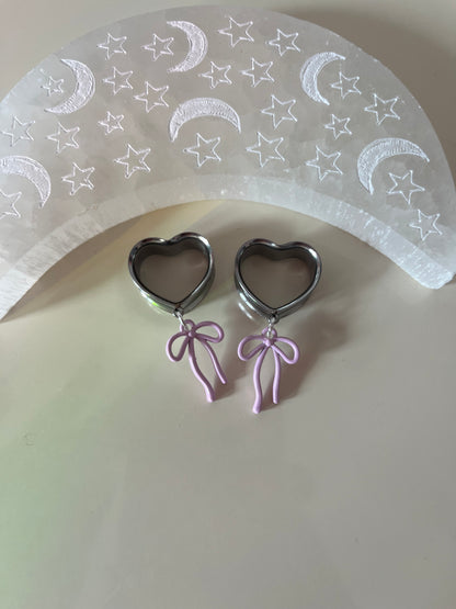 Mini Bow Dangle Plugs