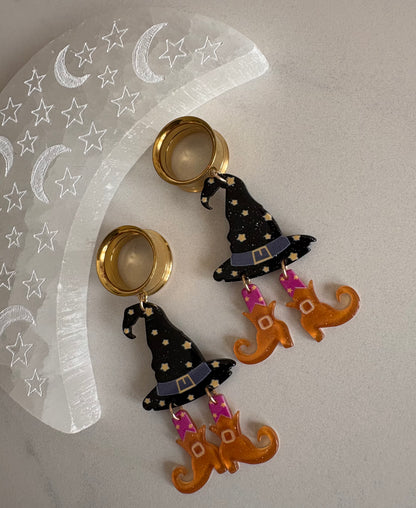 Witch Hat Dangle Plugs