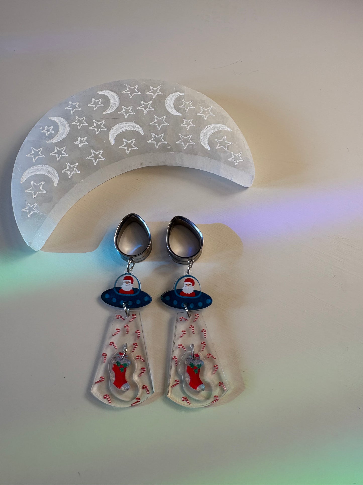 Christmas UFO Dangle Plugs