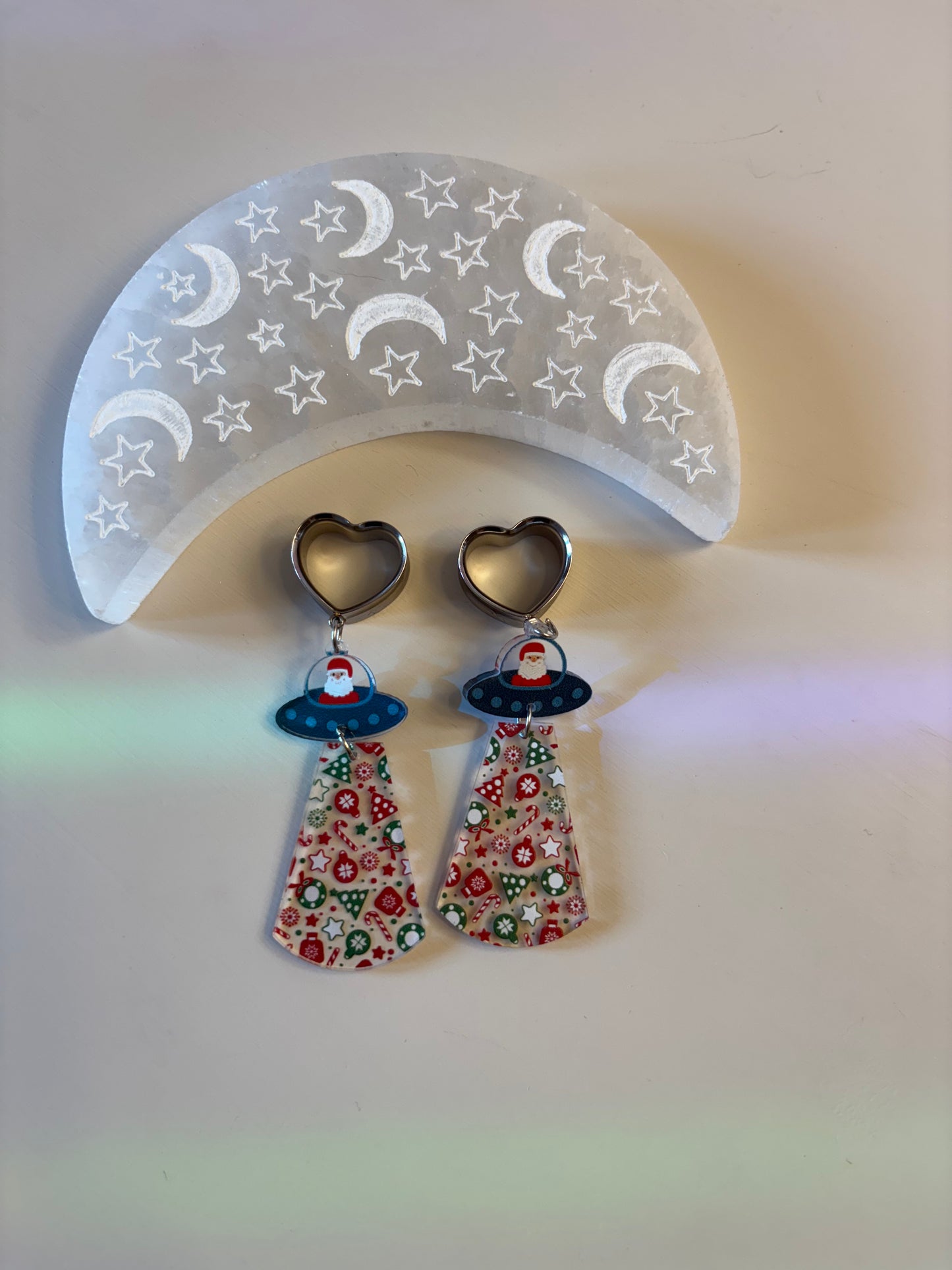 Santa UFO Dangle Plugs