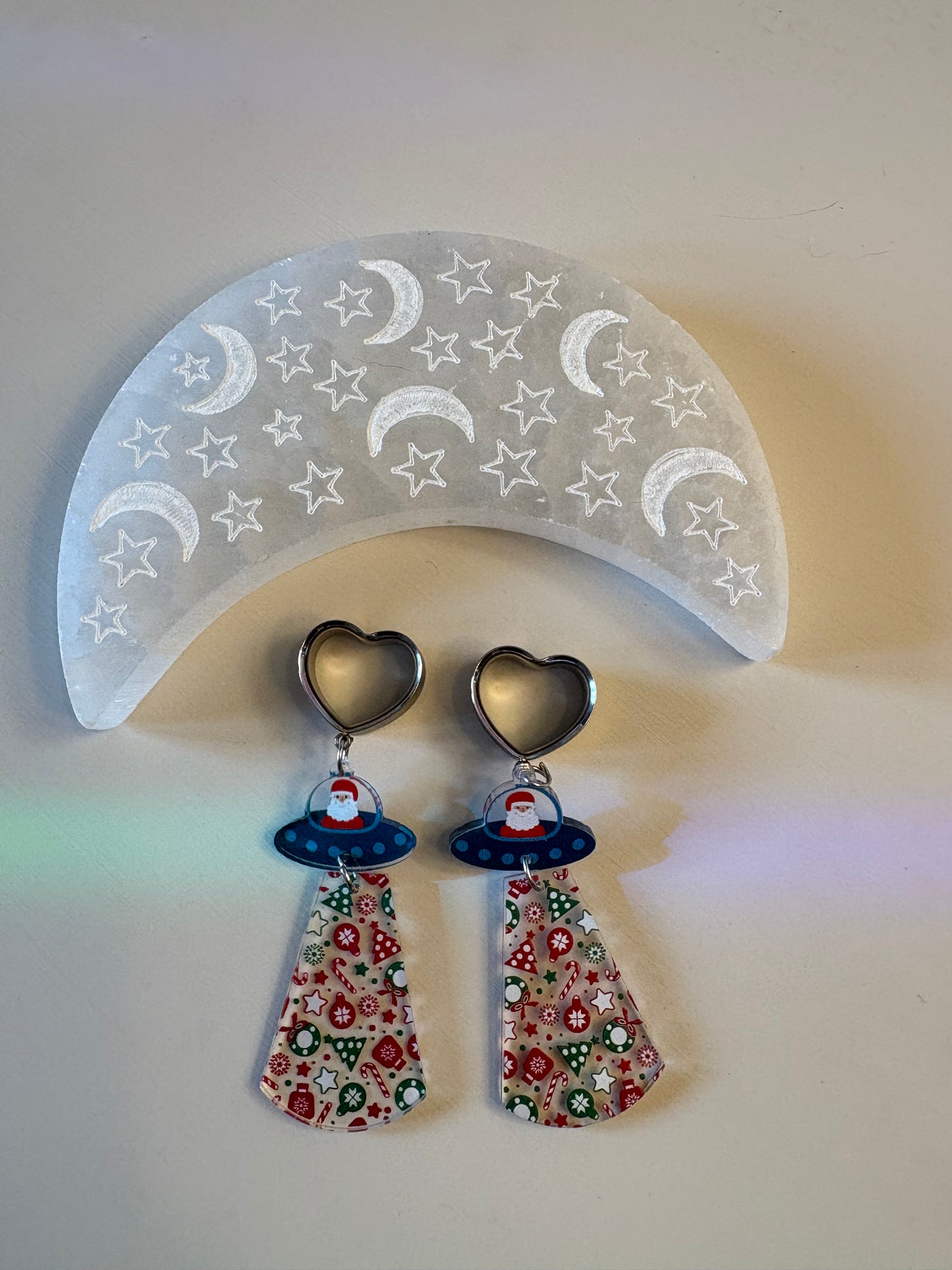 Santa UFO Dangle Plugs