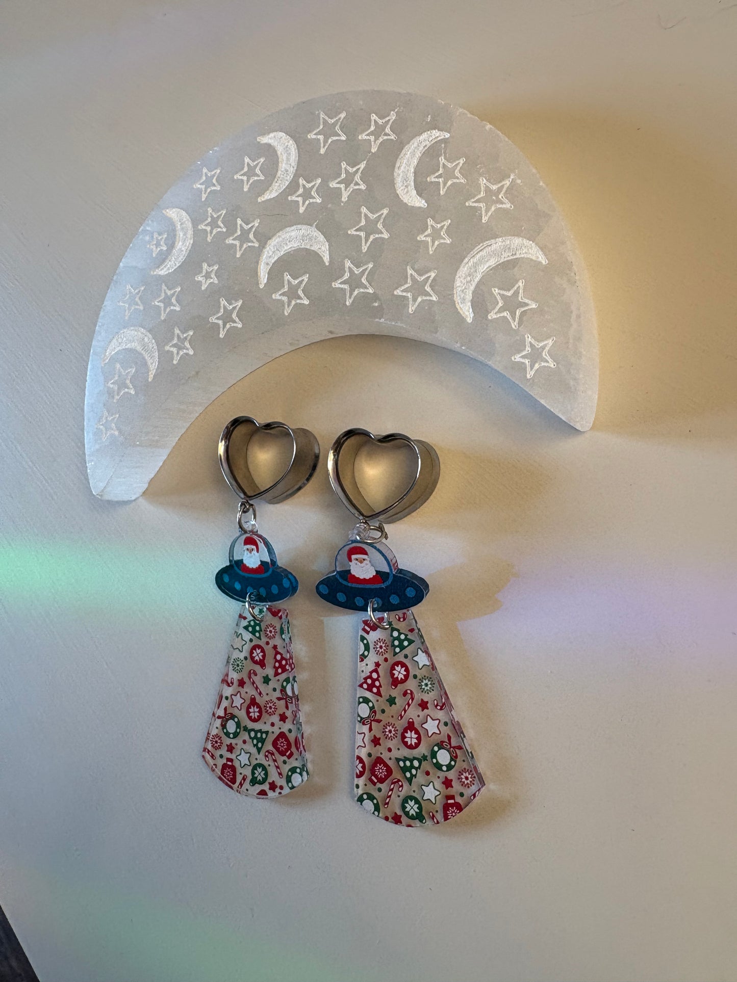 Santa UFO Dangle Plugs