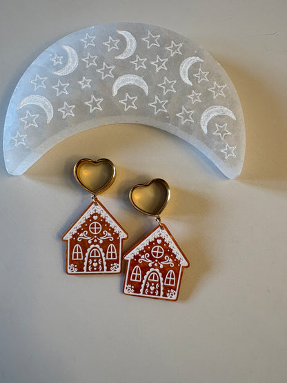 Gingerbread House Dangle Plugs