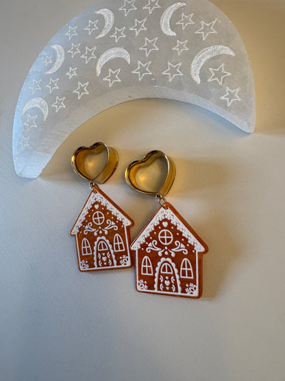 Gingerbread House Dangle Plugs