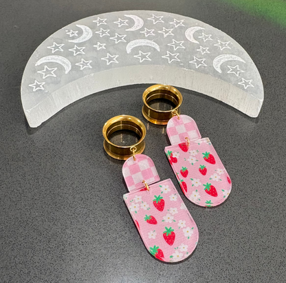 Strawberry Fields Dangle Plugs
