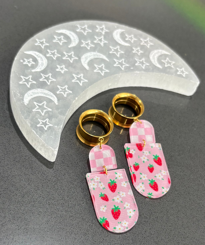 Strawberry Fields Dangle Plugs