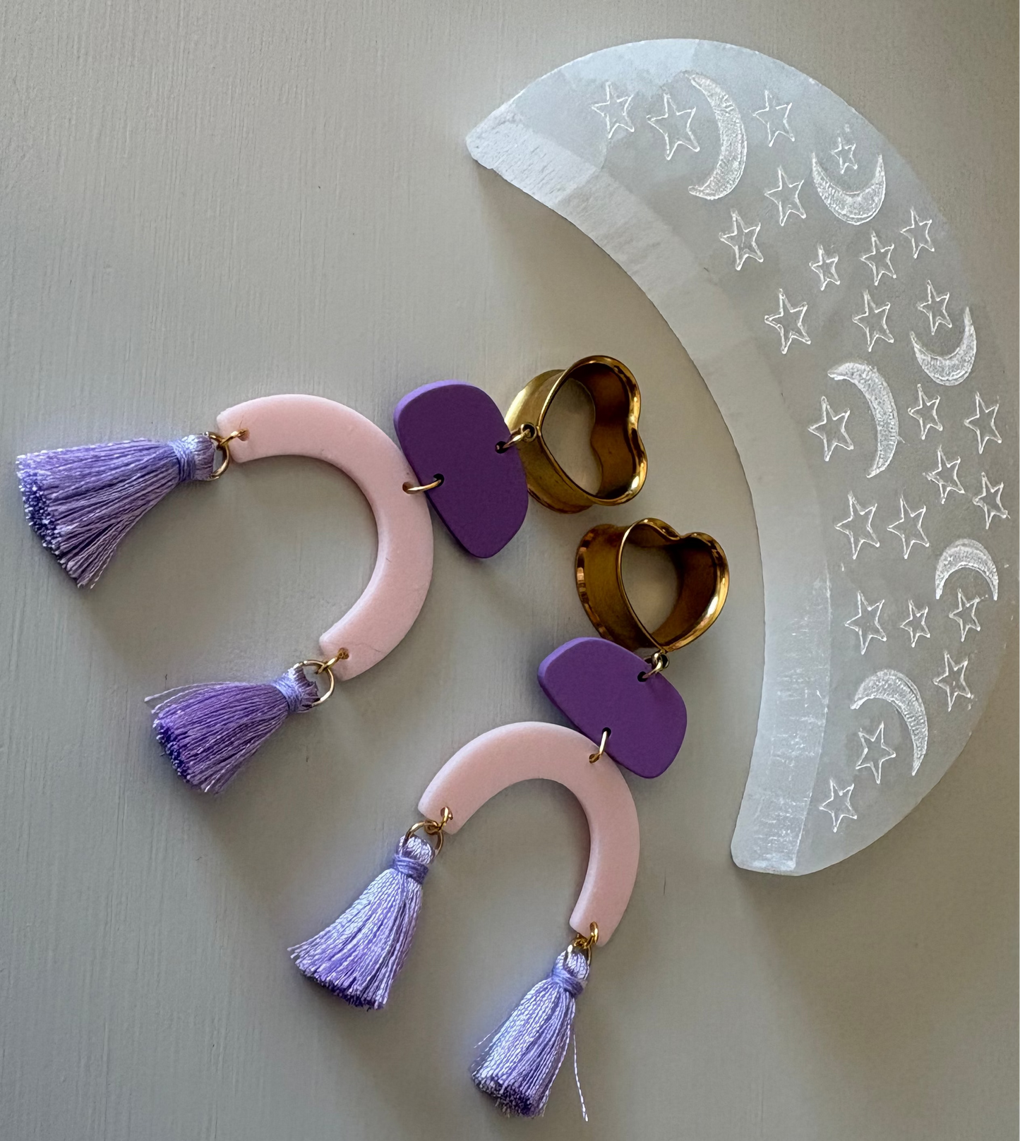 Lilac Daydream Dangle Plugs