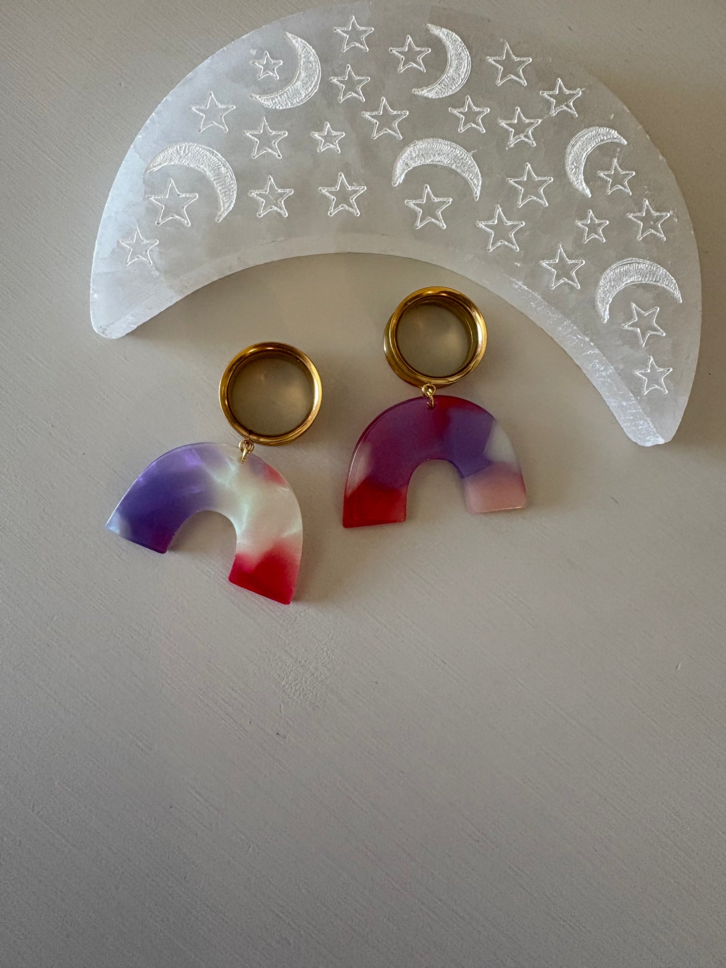 Cotton Candy Daydream Dangle Plugs
