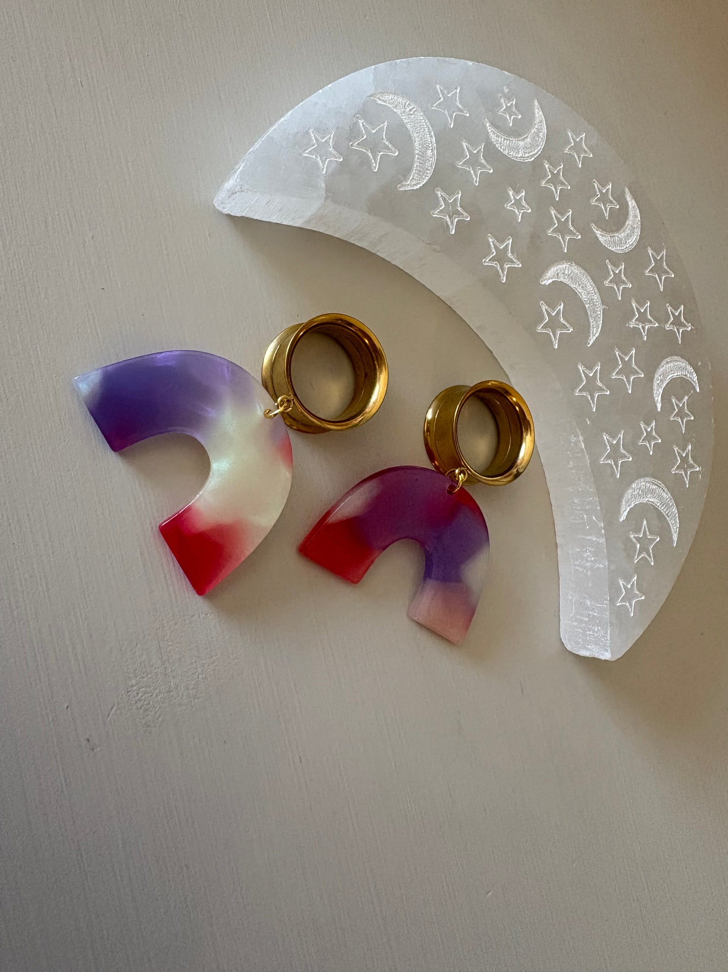 Cotton Candy Daydream Dangle Plugs