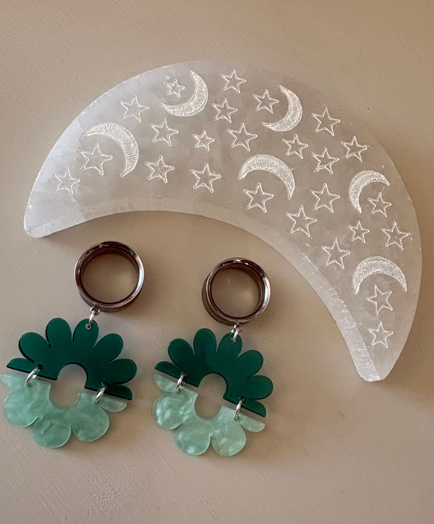 Moon Garden Dangle Plugs