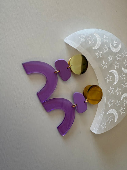 Lilac Panic Dangle Plugs
